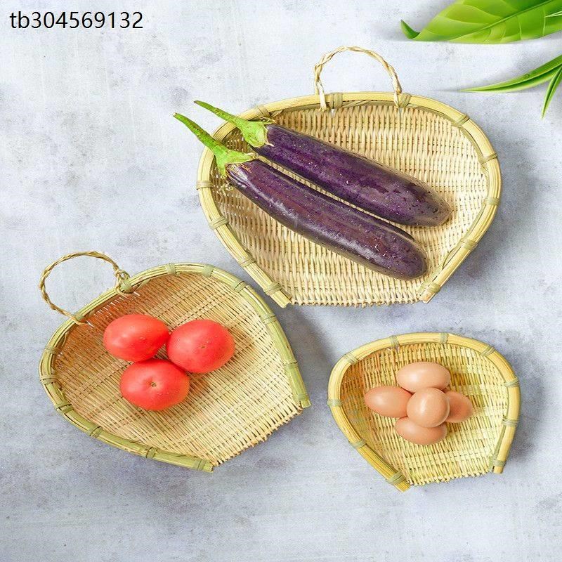 竹编织品竹子 竹篮子 家用簸箕收纳筐四川纯手工农家筛子沥饭筲箕