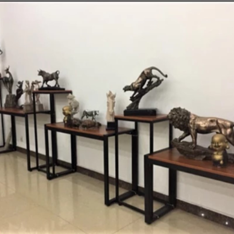 流水台展示台服装店中岛架橱窗高低台包包鞋子产品展览桌子承重好