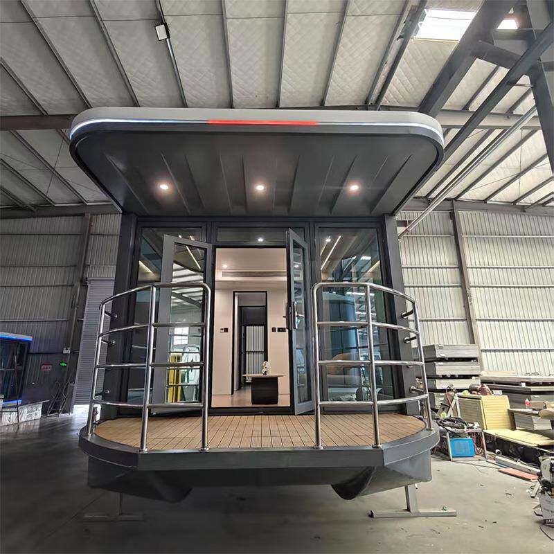 岗亭保安亭户外移动太空舱民宿厂家直销门卫值班室工厂传达室