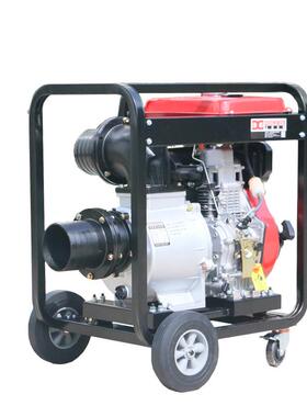 东明6寸电动应急防汛备用救援设备六寸柴油抽水泵DMD60LE