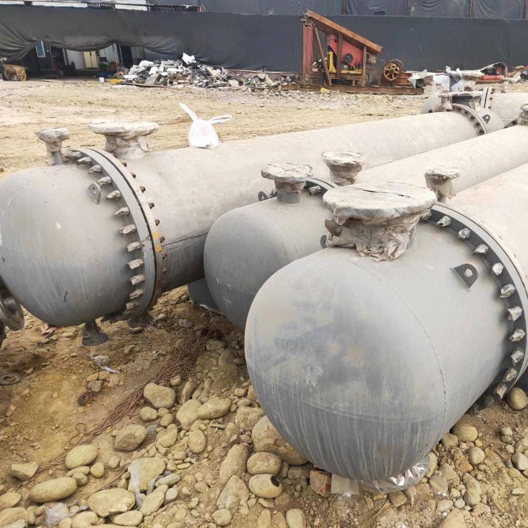 二手不锈钢列管冷凝器50/60/80/100平方冷凝器钛材冷凝器