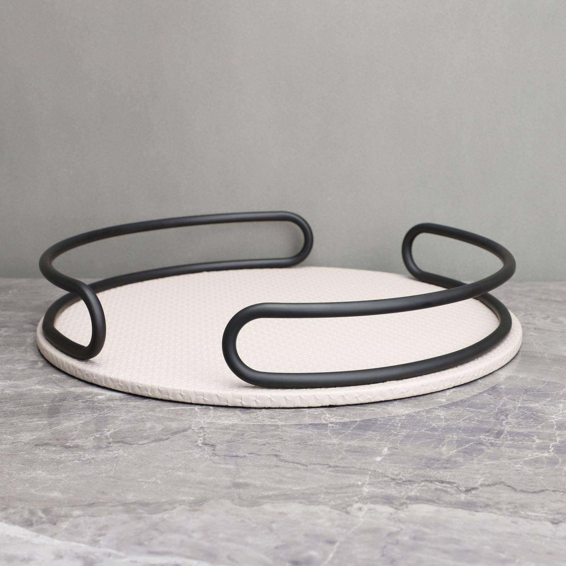 简约现代圆形托盘样板房电视柜卧室书房客厅桌面玄关软装饰品摆件,机械设备,其他机械设备,淘宝优惠券,粉丝福利购,淘宝优惠卷