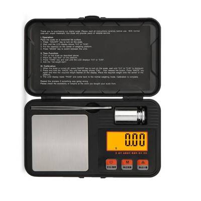 2019新款工具盒珠宝秤0.01g50g克拉秤0.001g便携电子秤带砝码