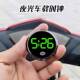 电动车时钟夜光防雨机车改装 通用车载电子表免接线黏贴款