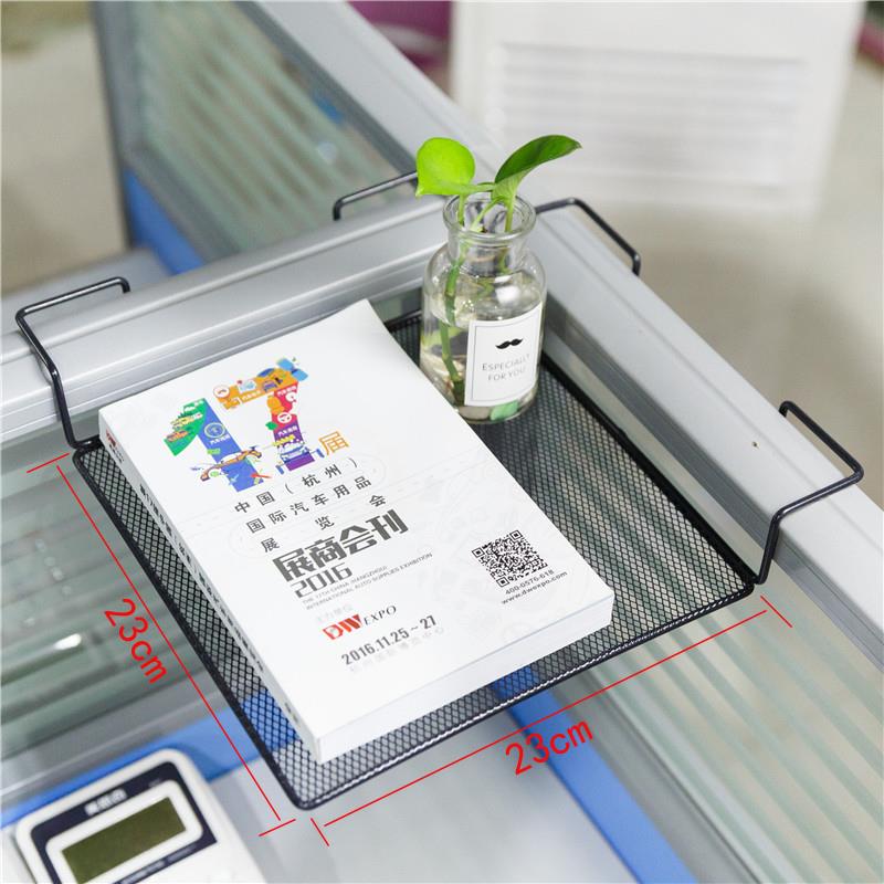 办公室三角多层花架桌面工位隔板置物架阳台护栏悬挂式转角收纳艺