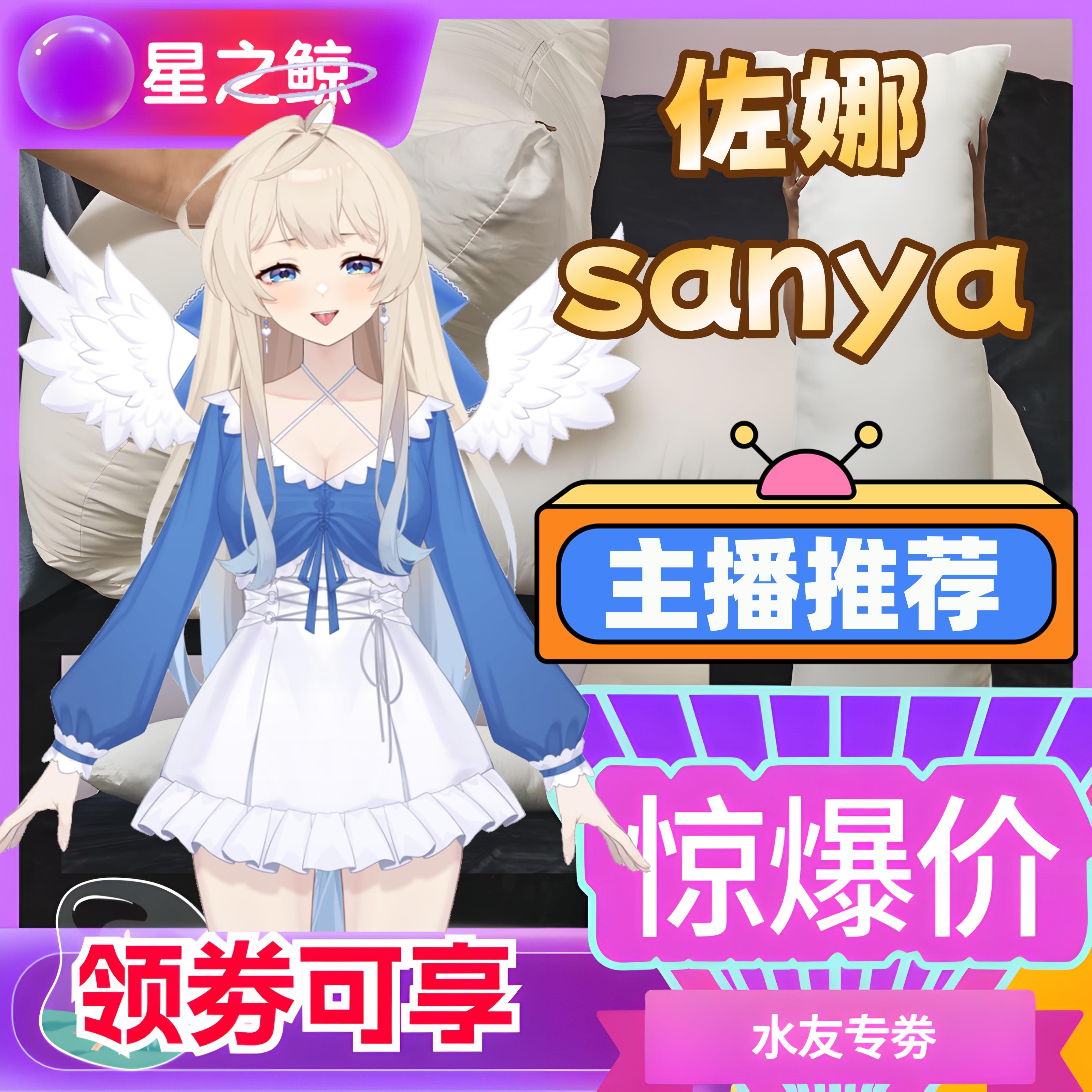 佐娜Sanya主播周边等身抱枕枕芯 高弹棉 云上七孔棉 羽绒棉