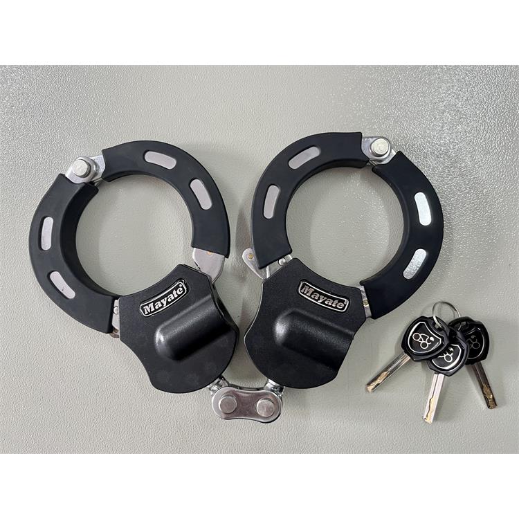 新型手铐型摩托车锁 防剪功能强大 多种颜色长度选择 安全防盗