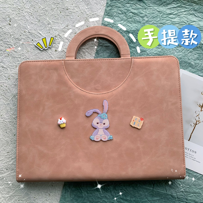 孕检收纳册兔宝宝手提包文件袋便携B超产检报告单孕妇怀孕记录册