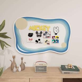 定制毛毡板装饰墙贴房间墙壁改造布置免打孔相片收纳展示墙愿景板