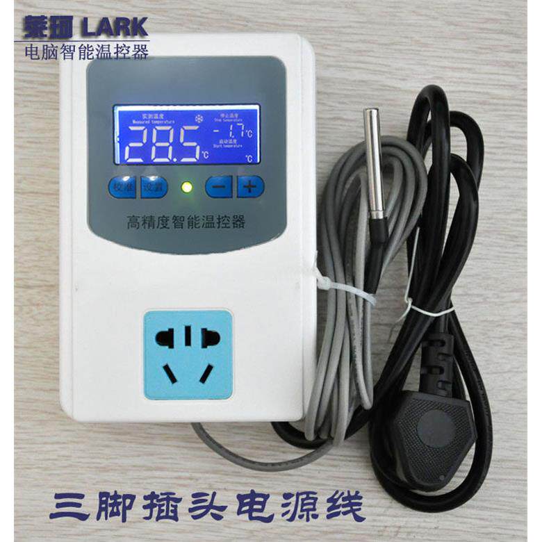 度LC高精度数显智能温控D器温控制器三显控关温插座开包邮