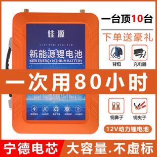 工厂定制锂电池12V大容量三元锂电瓶铝电瓶80ah安100ah安组装套件