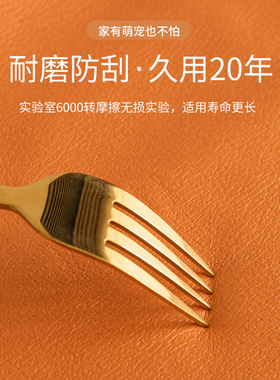 简语科技布抱枕橙色沙发客厅牀头长方形大靠背垫枕头靠枕套不含芯