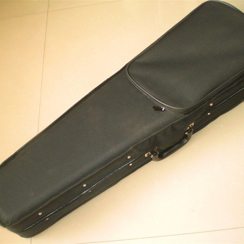 普及小提琴轻便三角防水布料小提琴琴盒4/4硬泡沫双背带便携