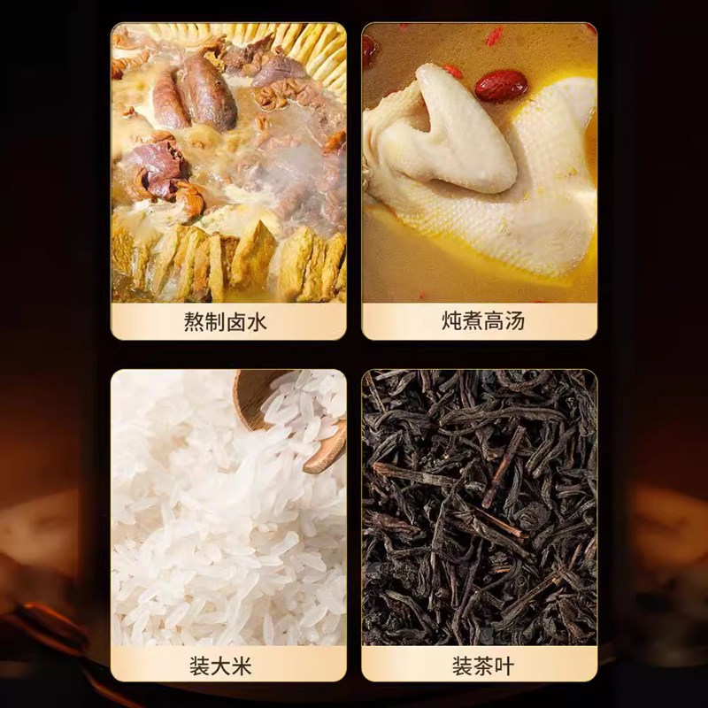 304不锈钢桶圆桶商用汤桶烧水桶家用炖锅卤桶大容量加厚带盖汤锅