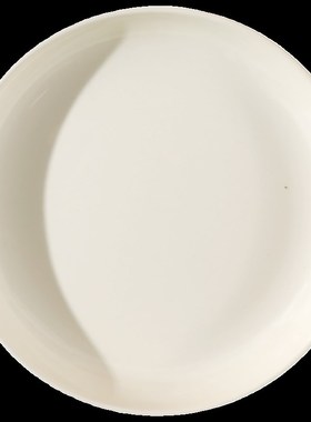 盘子菜盘家用陶瓷餐具深盘汤盘创意个性奶白奶绿色圆形碟子可微波