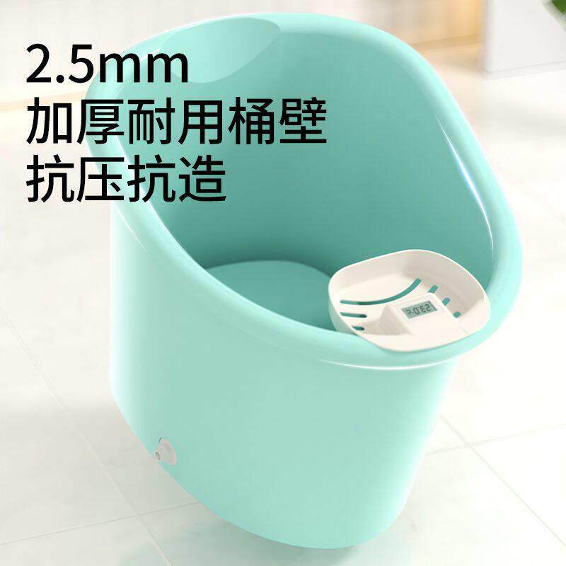 宝宝专用洗澡桶儿童超厚泡澡桶婴儿一体式浴桶可家用浴桶大号澡盆