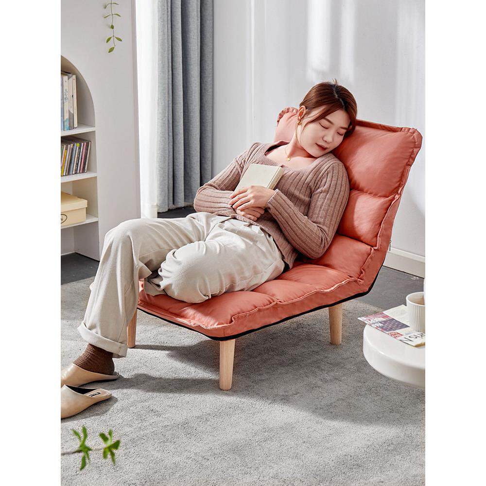 懒人沙发榻榻米折叠单人小户型床上蒲团靠背阳台飘窗躺椅小坐垫