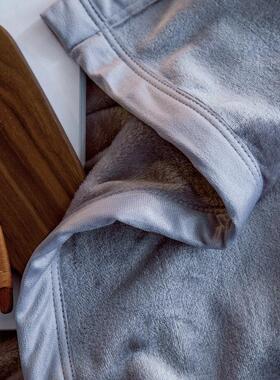 绵初加厚400G珊瑚绒毛毯午睡盖毯宿舍单人床单冬季保暖法兰绒毯子