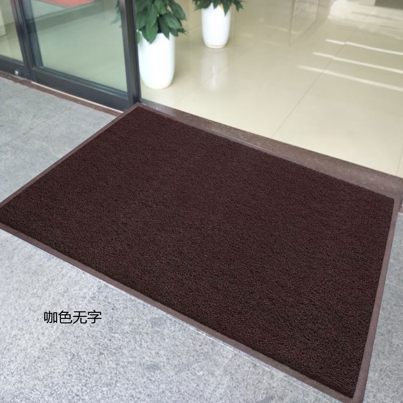 咖啡色地垫商用门口欢迎光临门垫入户门出入平安地垫进门口防滑垫