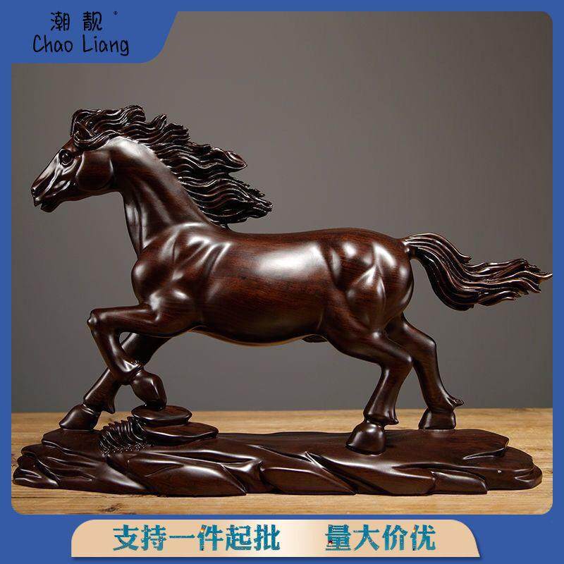 中式马踏飞燕陶瓷马摆件中式客厅玄关电视柜创意家居装饰工艺礼品
