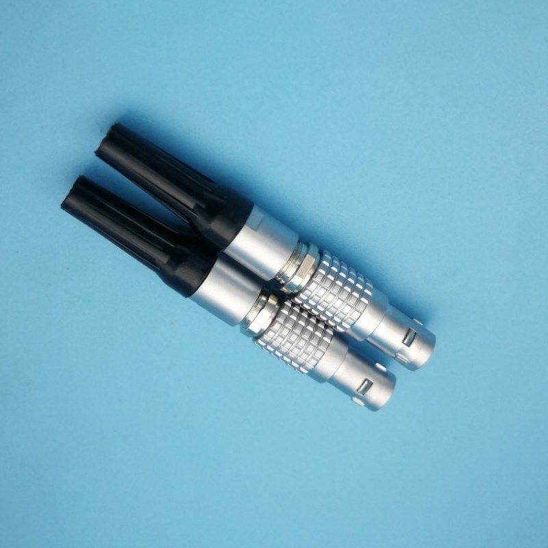 金属推拉连接器TGF.0B 2  3 4 5 6 7 9芯双键155度防误电源线插头