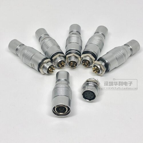 微型航空插快速自锁连接器YC8-2-7芯仿欧度对接式仿雷莫插头插座