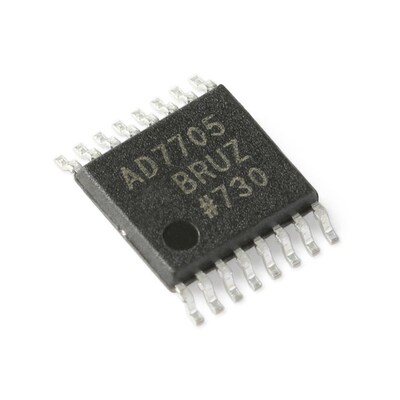 AD7705BRUZ-REEL7 丝印AD7705BRUZ 原装TSSOP-16 16位双通道单ADC