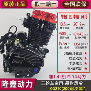 隆鑫晶耐风冷150 175水冷200 250 300摩托车机头三轮车发动机总成