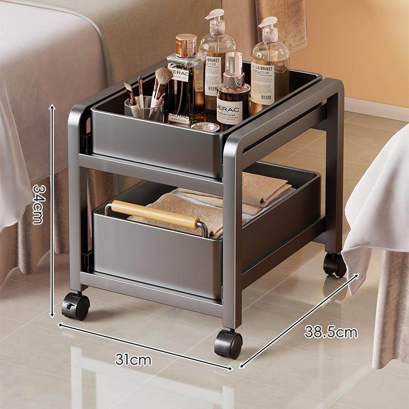 美容院小推车医疗美发移动收纳置物架高级整形护理仪器手推工具车