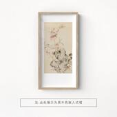 陶花新中国风入口大厅装 饰画日式 走廊过道壁挂画中国风壁画