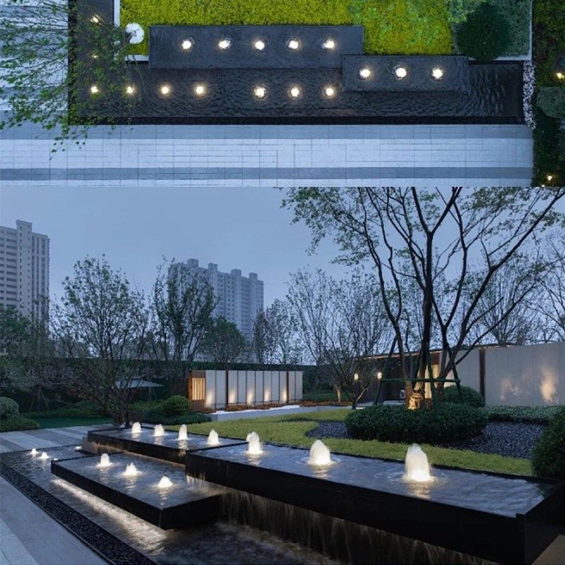 喷泉造景水景观喷泉广场庭院鱼池装饰造景设备涌泉水循环喷头设备