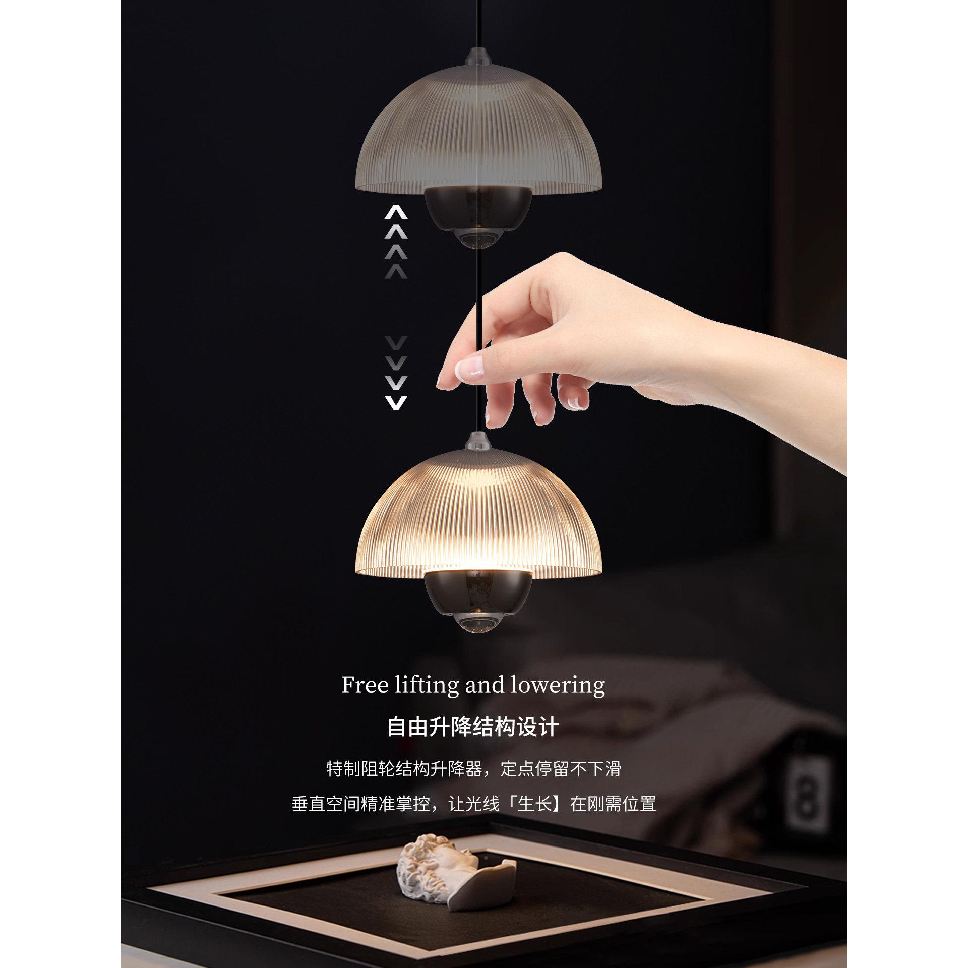 梵华现极代简约花苞床头吊灯法式高级可升12203降餐厅感吊线灯小