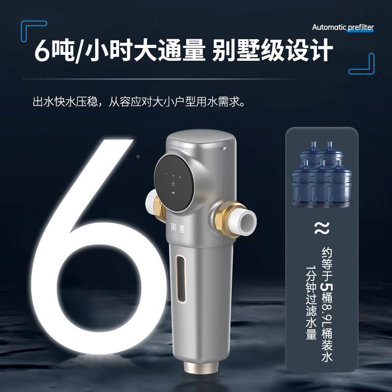 【动政府补贴果麦前置过滤器】全自反冲洗自来水大GM-ZQ1流洗量清