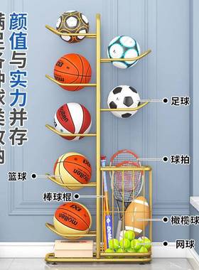 篮物球收纳架家球置8669架球架足球体育运动健身器材摆放架类展示