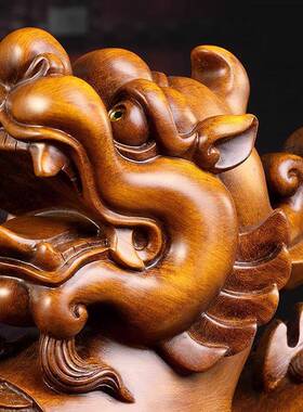 财招BJ202105貔貅摆丘中式家居客厅办公室聚财皮装饰品店铺乔迁开