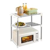 微波支电炉置物架多功房能DQ 1210 家用厨台面烤箱架子双层桌面饭