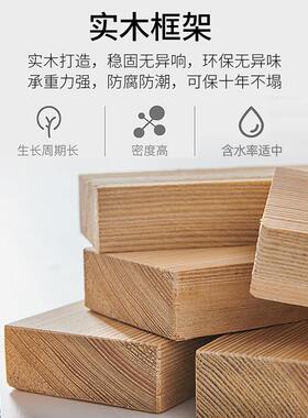 架实木落地式挂衣晾衣架卧室衣帽架家用床边简易衣木质帽架TOS置