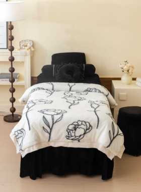 件秋新款美容床罩套轻冬奢高级仿兔绒美容院VFS按摩四洗头专用床