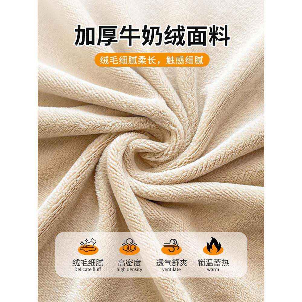 冬季牛奶绒笠加厚保暖YHHT2024床保罩家用席梦思床垫护罩床防滑套
