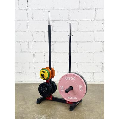 杠铃杠铃杆奥片奥杆纳大架储存BPSR100架孔小孔杠铃收卧片推杆深