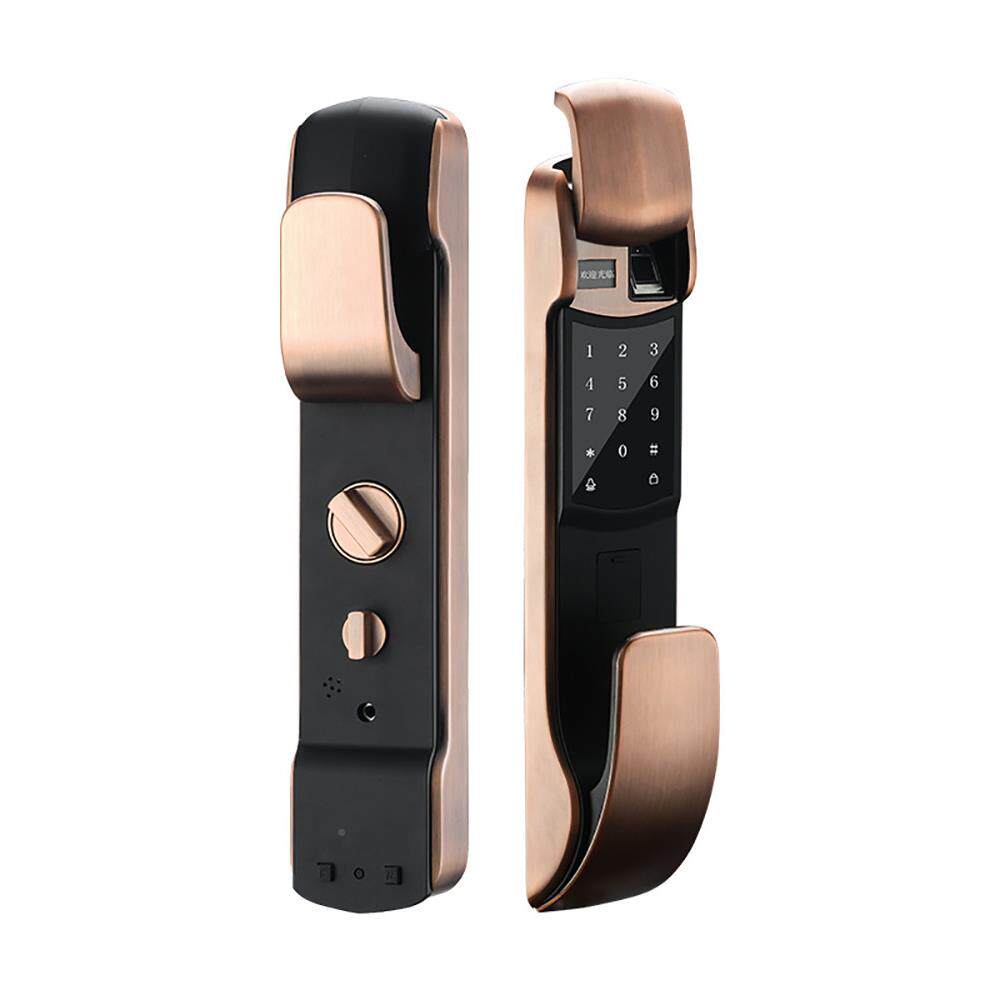 全自动防指纹锁双盗门家用帝威琪智能锁开门电子门锁防大水密码锁