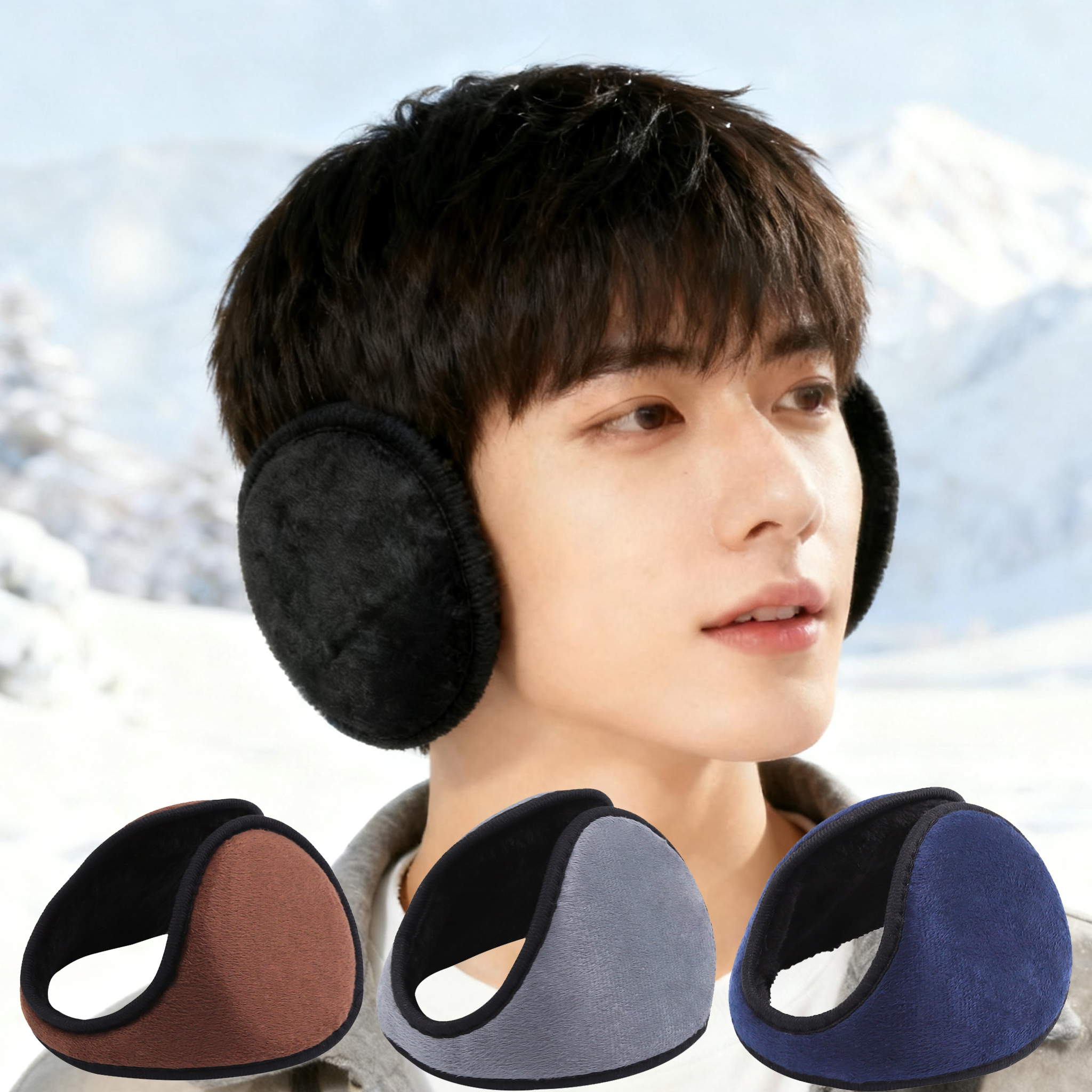 护耳套耳朵套耳包冬天加绒耳罩男士冬季保暖防风耳捂女士加厚耳帽
