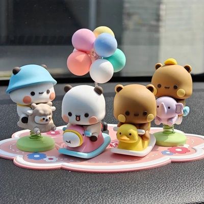 熊猫一二布布桌面玩偶手办车载摆件卡通可爱礼物周边潮玩公仔