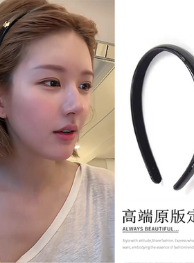 赵露思同款小狗漆皮发箍短发