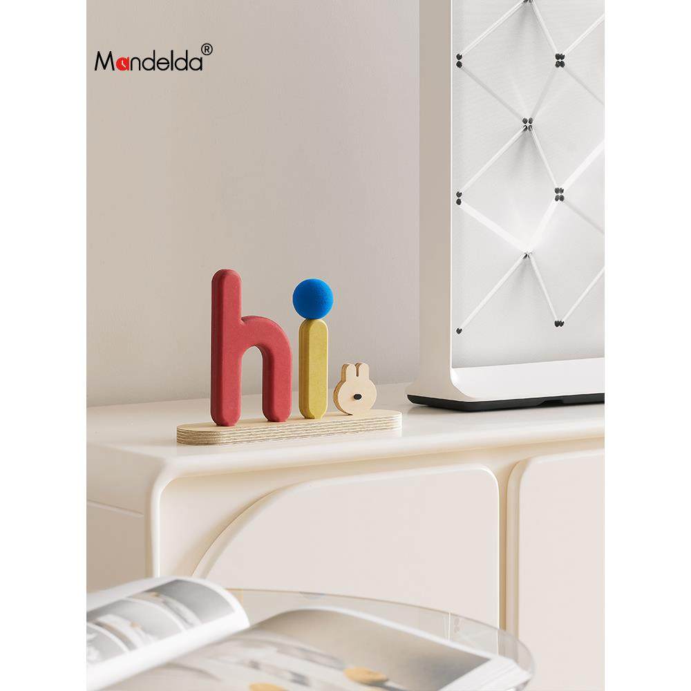 满得达奶油风家居入户玄关电视柜桌面装饰品前台摆件开业礼物新居