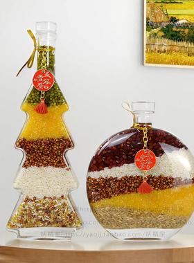 创意玄关酒柜摆件客厅五谷丰登桌面装饰品乔迁结婚生日开业送礼物