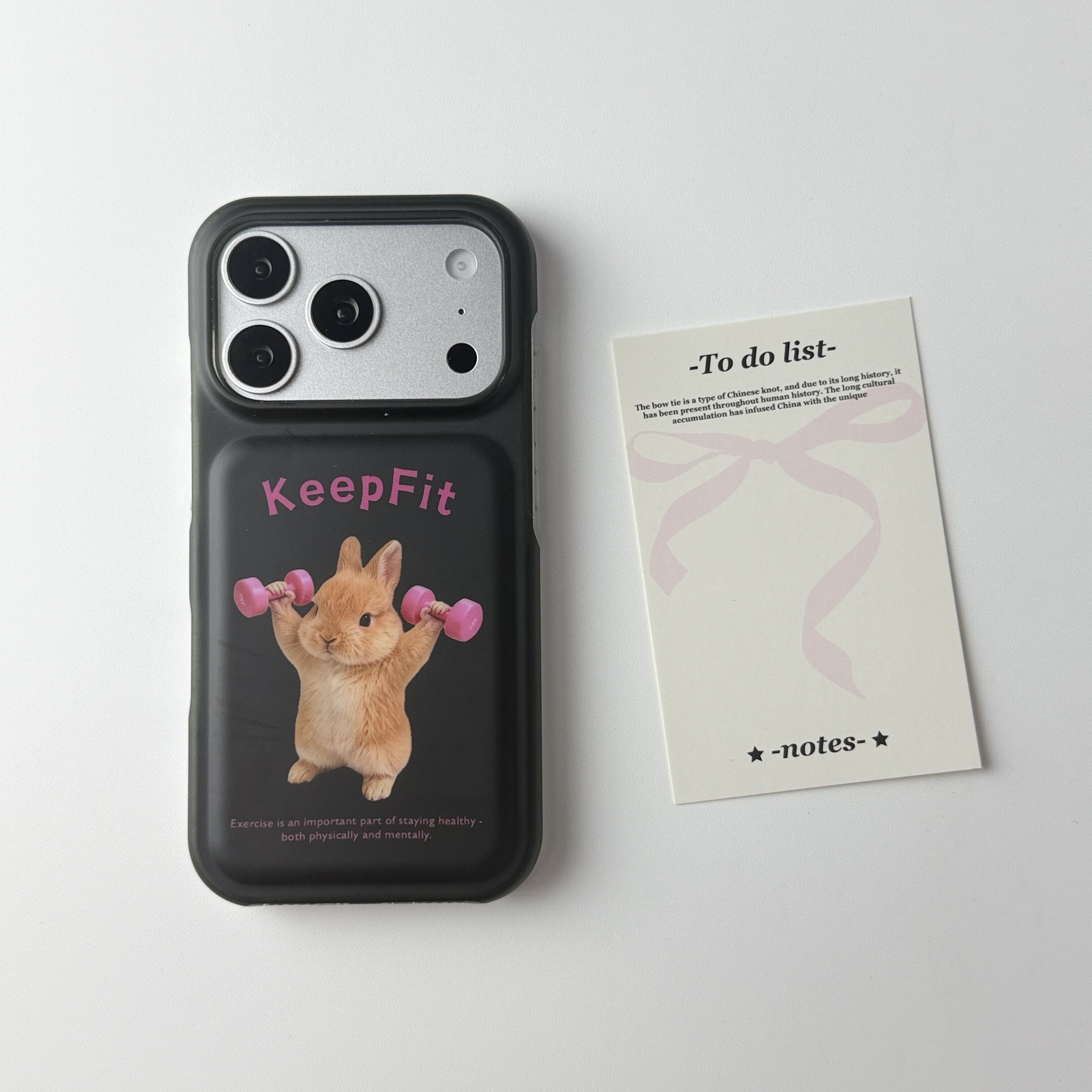 雨柠趣味运动哑铃小兔子适用苹果17手机壳iPhone17Promax新款16高级感15保护套16pro硅胶防摔全包创意个性