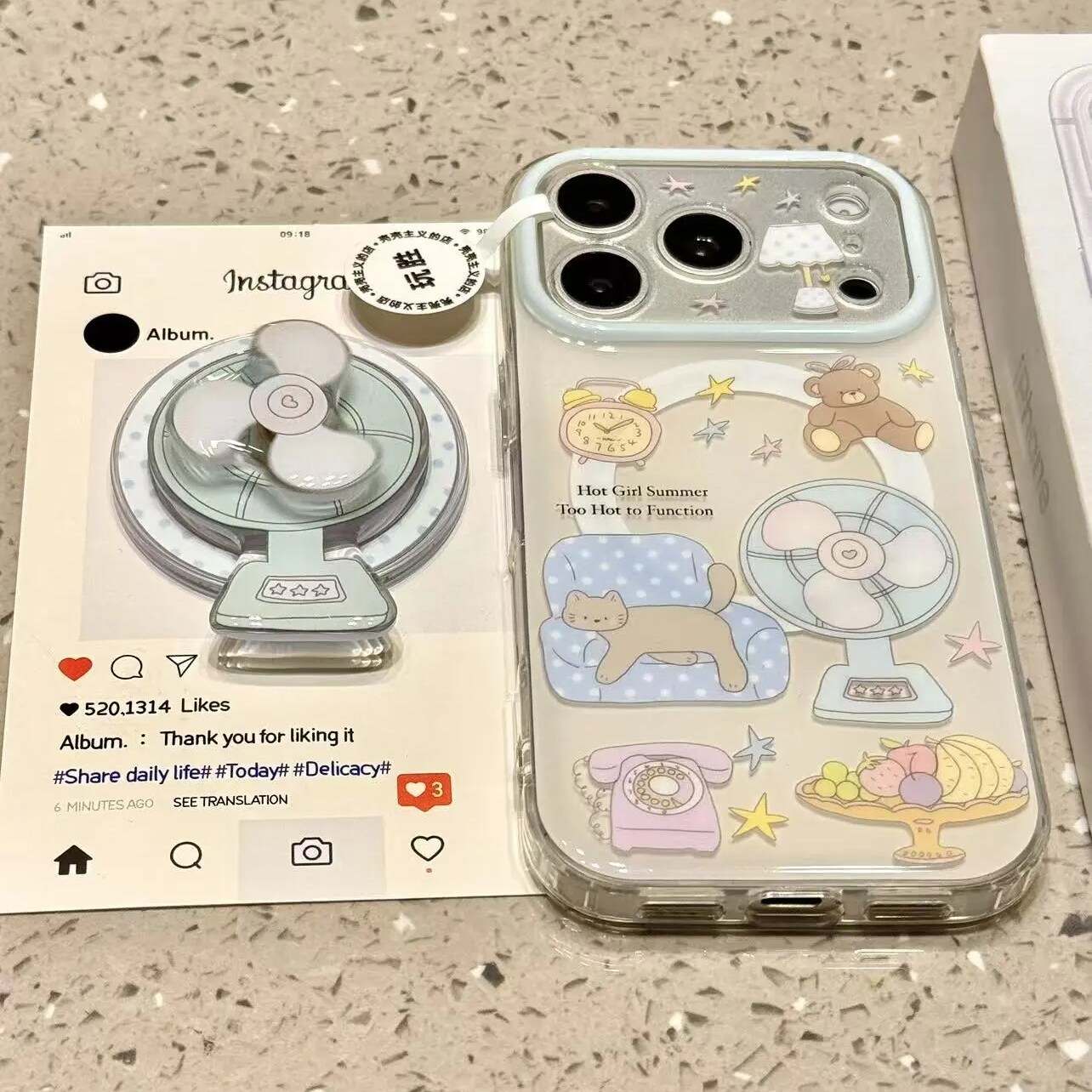雨柠夏日清爽风扇沙发小猫磁吸适用苹果17promax手机壳iPhone16新款15卡通日韩INS小清新14防摔保护套