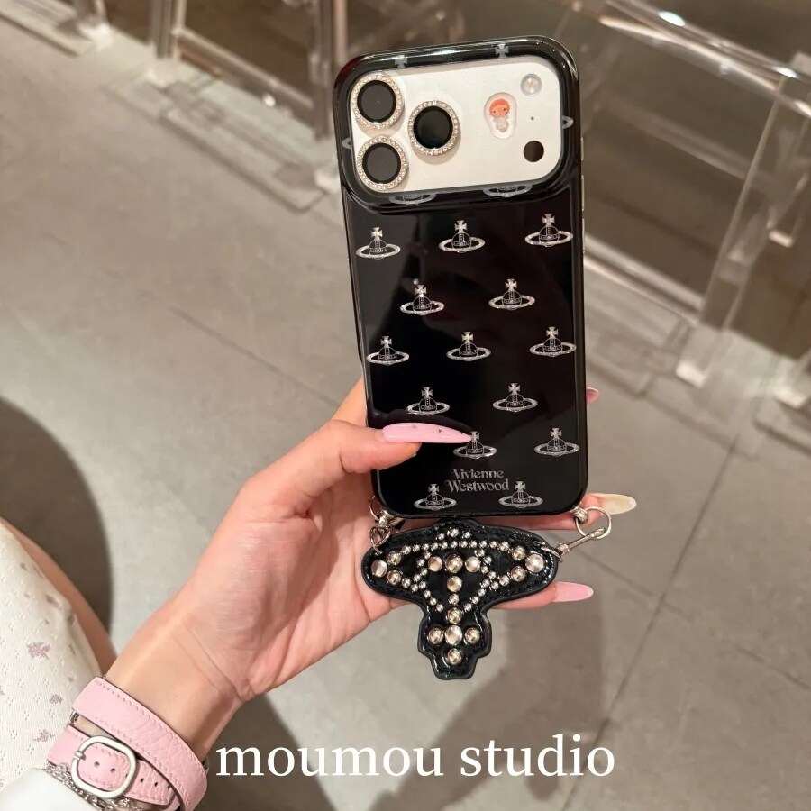 雨柠甜酷个性黑底满屏星球适用于iPhone17promax新款苹果16pro手机壳15卡通日韩ins个性创意14防摔保护套