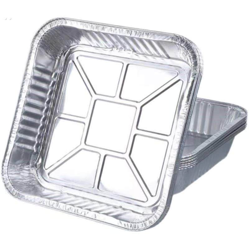 空气炸锅纸专用方形锡食品级家用6l大号4.2l小号免洗锡纸盘